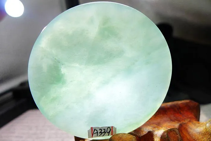 Natural Jade Rough Jadeite Raw (43g,5.4X0.5cm)