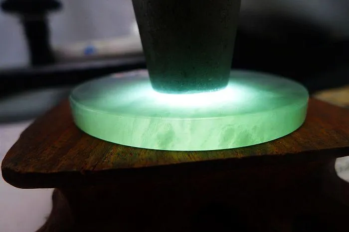 Natural Jade Rough Jadeite Raw (43g,5.4X0.5cm)