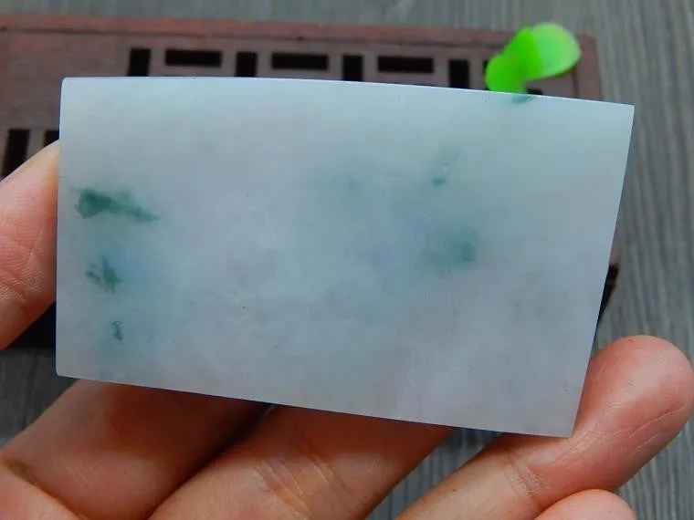 Natural Jade Rough Jadeite Raw (44g, 61X37X6mm)