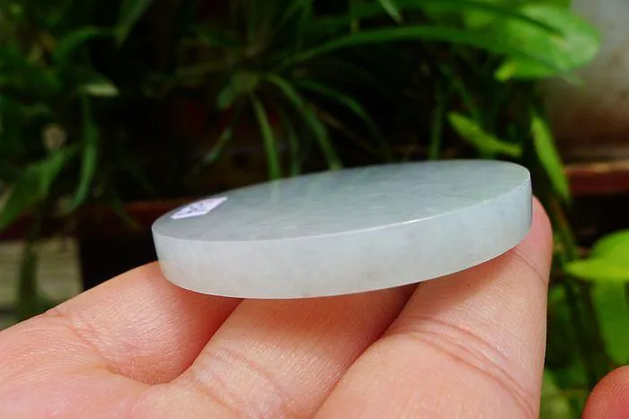 Natural Jade Rough Jadeite Raw (46g,5.2X0.6cm)