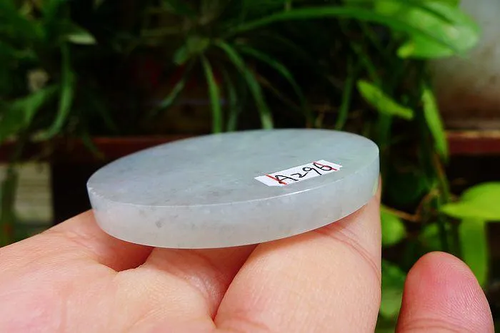 Natural Jade Rough Jadeite Raw (46g,5.2X0.6cm)