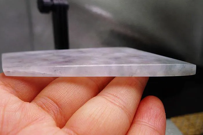Natural Jade Rough Jadeite Raw (48g,8.9X4.5X0.5cm)