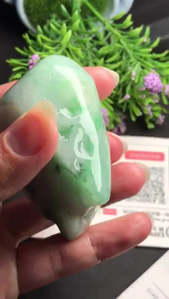 Natural Jade Rough Jadeite Raw (5.0x4.8x2.0cm)-V2913