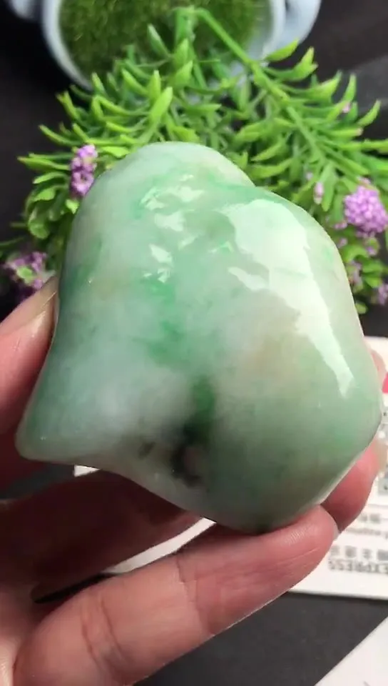 Natural Jade Rough Jadeite Raw (5.0x4.8x2.0cm)-V2913