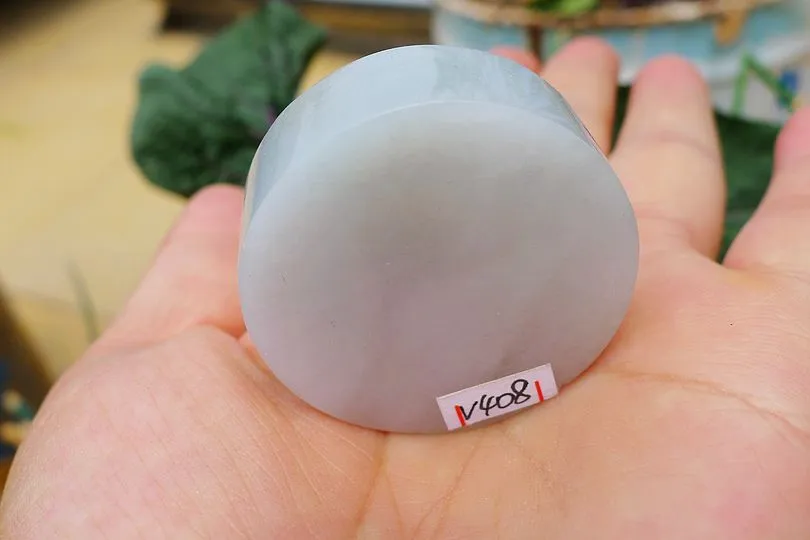 Natural Jade Rough Jadeite Raw (51g,3.7X3.7X1.4cm)