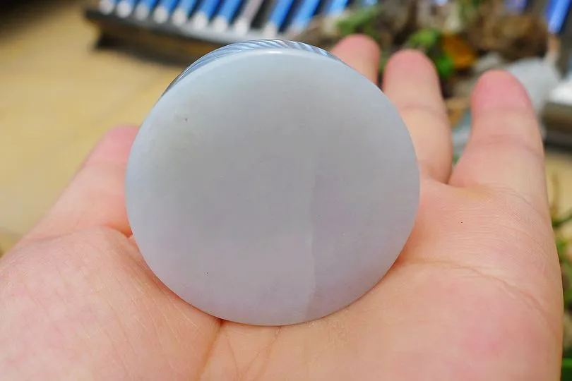Natural Jade Rough Jadeite Raw (51g,3.7X3.7X1.4cm)