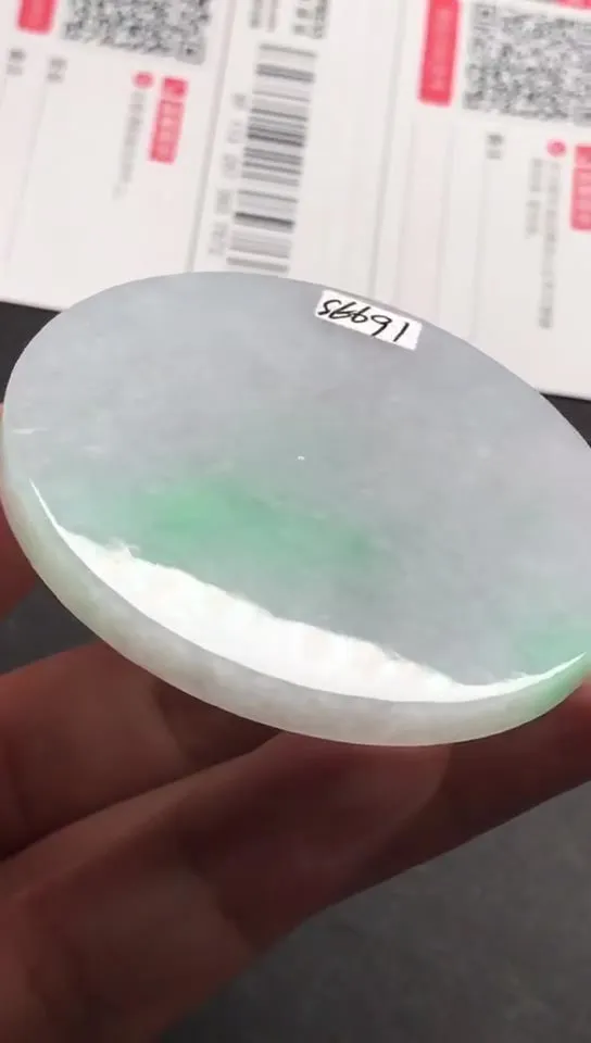 Natural Jade Rough Jadeite Raw (5.5x5.5x0.5cm)-S6691