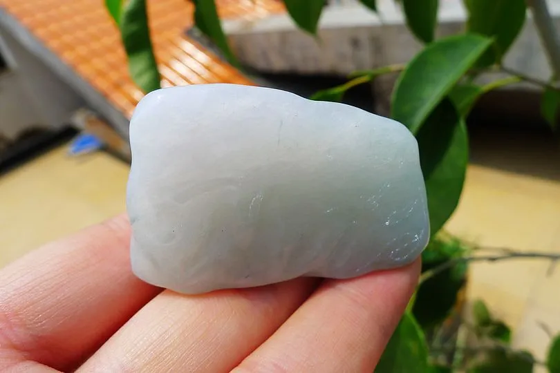Natural Jade Rough Jadeite Raw (62g,4.9X3.3X2.2cm)