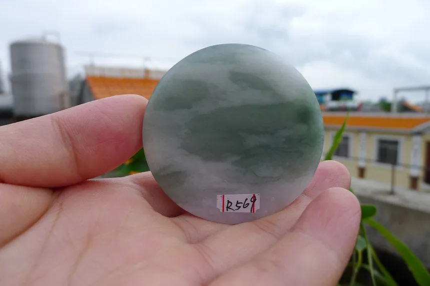 Natural Jade Rough Jadeite Raw (62g,4.9X4.9X1cm)