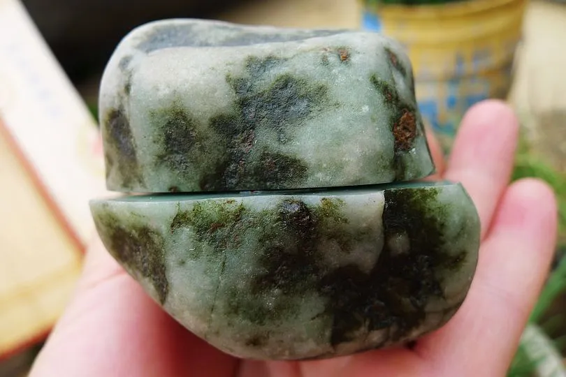 Natural Jade Rough Jadeite Raw 659g