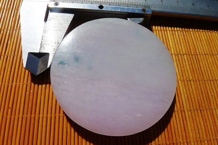 Natural Jade Rough Jadeite Raw (66g,5.6X5.6X0.8cm)