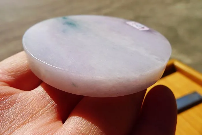 Natural Jade Rough Jadeite Raw (66g,5.6X5.6X0.8cm)