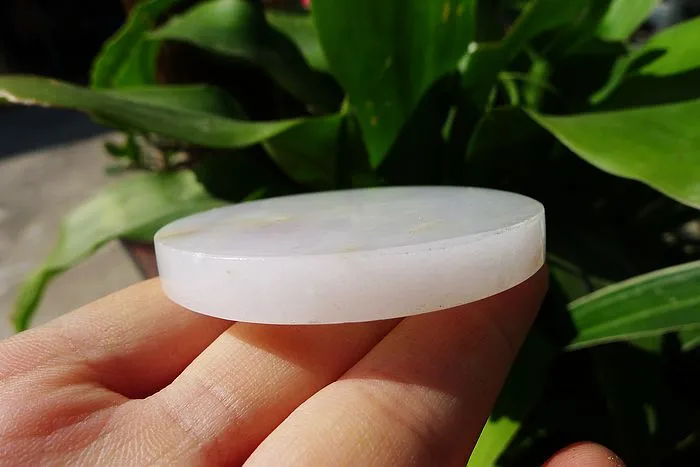 Natural Jade Rough Jadeite Raw (67g,5.7X5.7X0.8cm)
