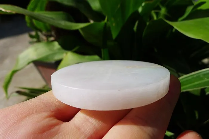 Natural Jade Rough Jadeite Raw (67g,5.7X5.7X0.8cm)
