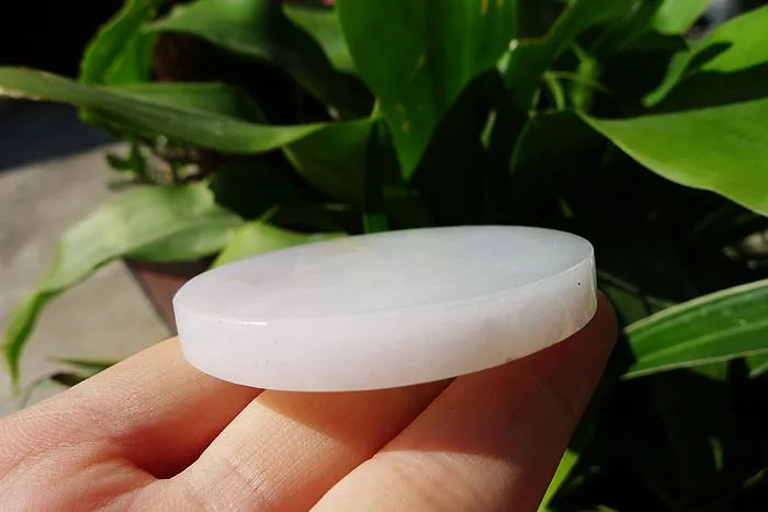 Natural Jade Rough Jadeite Raw (67g,5.7X5.7X0.8cm)