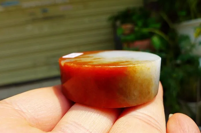 Natural Jade Rough Jadeite Raw (68g,4.3X1.4cm)