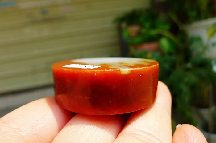 Natural Jade Rough Jadeite Raw (68g,4.3X1.4cm)