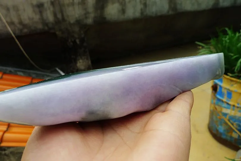 Natural Jade Rough Jadeite Raw (703g, 155X75X34mm)