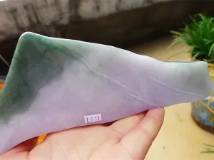 Natural Jade Rough Jadeite Raw (703g, 155X75X34mm)