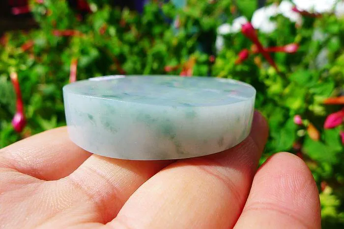 Natural Jade Rough Jadeite Raw (73g,4.9X1.1cm)