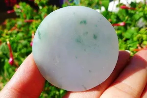 Natural Jade Rough Jadeite Raw (73g,4.9X1.1cm)