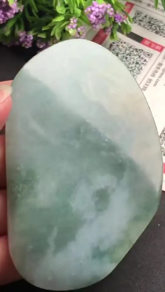 Natural Jade Rough Jadeite Raw (75g,8.6x5.2x0.8cm)-V1131