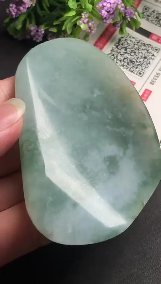 Natural Jade Rough Jadeite Raw (75g,8.6x5.2x0.8cm)-V1131