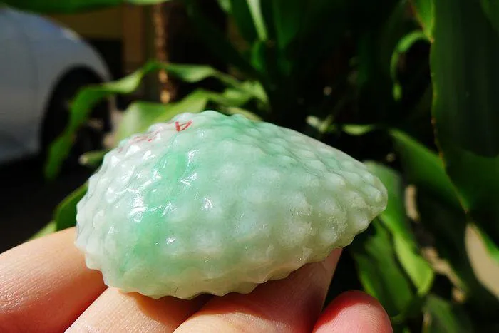 Natural Jade Rough Jadeite Raw (77g,5.8X3.7X2.5cm)