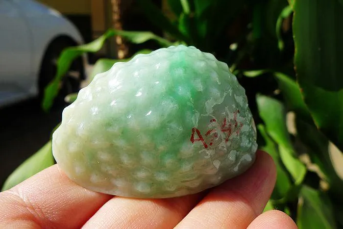 Natural Jade Rough Jadeite Raw (77g,5.8X3.7X2.5cm)