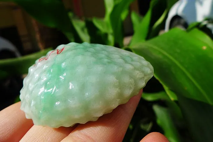 Natural Jade Rough Jadeite Raw (77g,5.8X3.7X2.5cm)