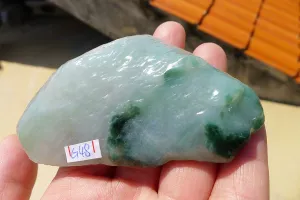 Natural Jade Rough Jadeite Raw (88g,8X4.8X1.5cm)