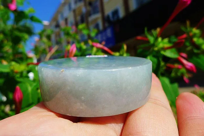 Natural Jade Rough Jadeite Raw (91g,4.8X1.45cm)