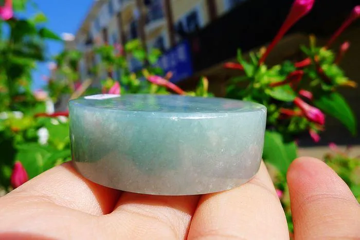 Natural Jade Rough Jadeite Raw (91g,4.8X1.45cm)