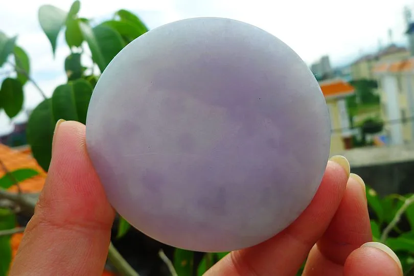 Natural Jade Rough Jadeite Raw (95g,5.7X5.7X1.1cm)