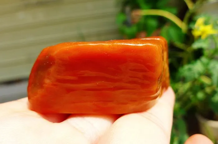 Natural Jade Rough Jadeite Raw (95g,6.7X3.2X2.5cm)