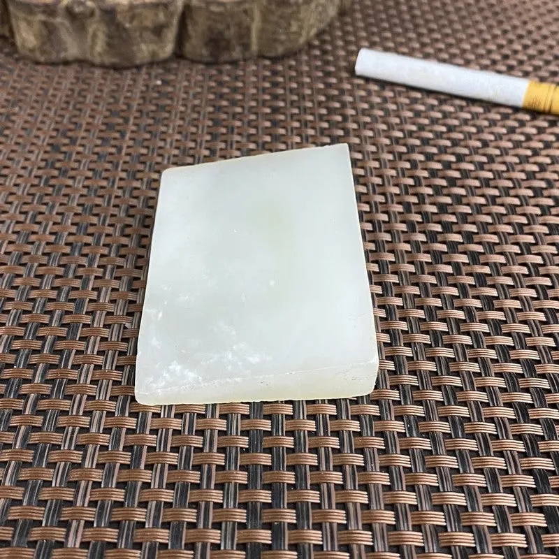 Natural Kunlun Jade Rough Nephrite Raw (107g,6.0X4.4X2.5cm)