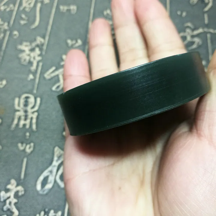 Natural Kunlun Jade Rough Nephrite Raw (115g, 5.8X5.8X1.5cm)