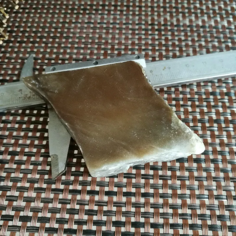 Natural Kunlun Jade Rough Nephrite Raw (126g, 4.5X4X2cm)