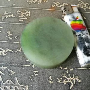 Natural Kunlun Jade Rough Nephrite Raw (133g, 5.6X1.8cm)
