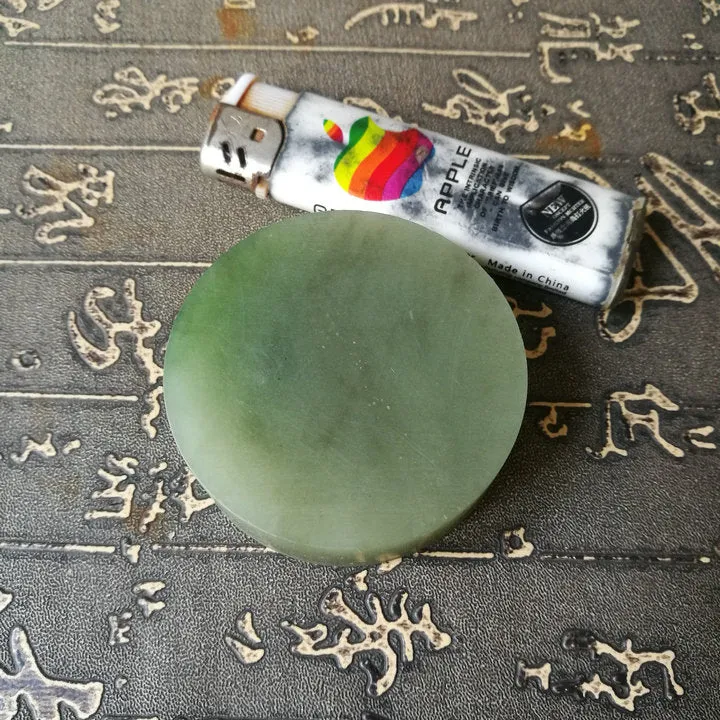 Natural Kunlun Jade Rough Nephrite Raw (133g, 5.6X1.8cm)