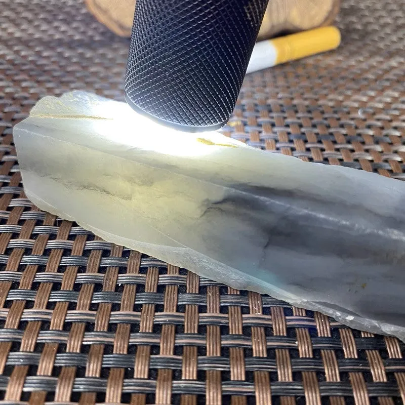 Natural Kunlun Jade Rough Nephrite Raw (146g,10.6X2.4X2.0cm)
