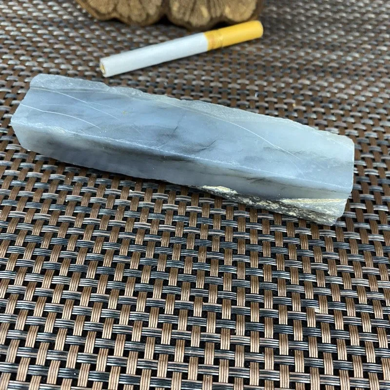 Natural Kunlun Jade Rough Nephrite Raw (146g,10.6X2.4X2.0cm)