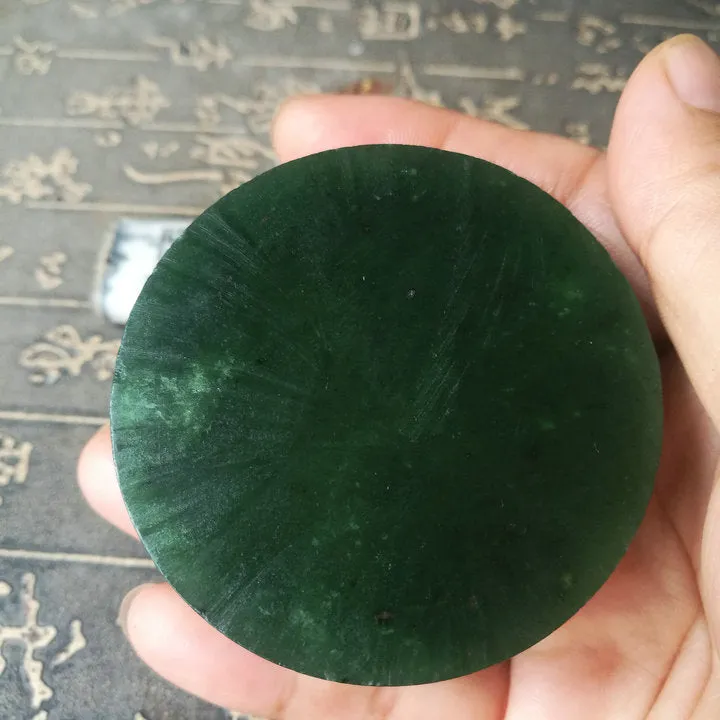 Natural Kunlun Jade Rough Nephrite Raw (156g, 5.6X2.1cm)