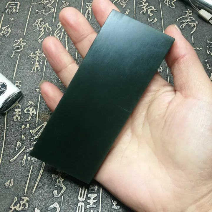 Natural Kunlun Jade Rough Nephrite Raw (160g, 10.5X4X1.2cm)
