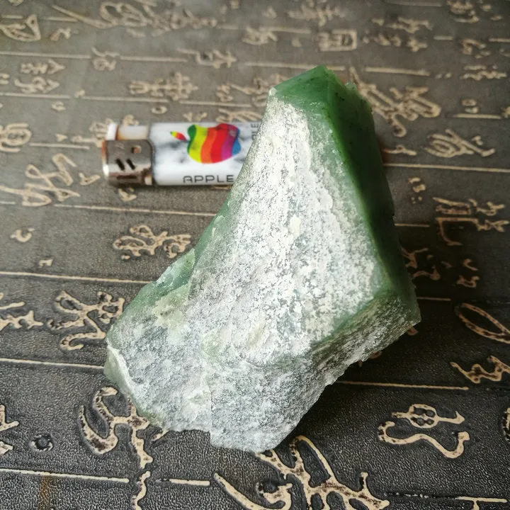 Natural Kunlun Jade Rough Nephrite Raw (200g, 6.5X5.5X3.5cm)