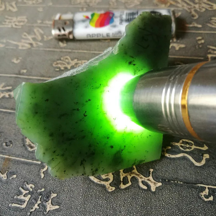 Natural Kunlun Jade Rough Nephrite Raw (200g, 6.5X5.5X3.5cm)