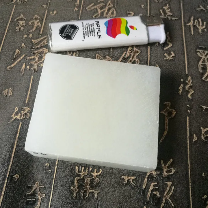 Natural Kunlun Jade Rough Nephrite Raw (265g, 7X6X2.1cm)