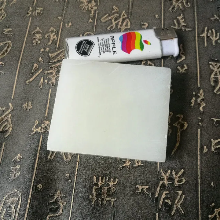 Natural Kunlun Jade Rough Nephrite Raw (265g, 7X6X2.1cm)