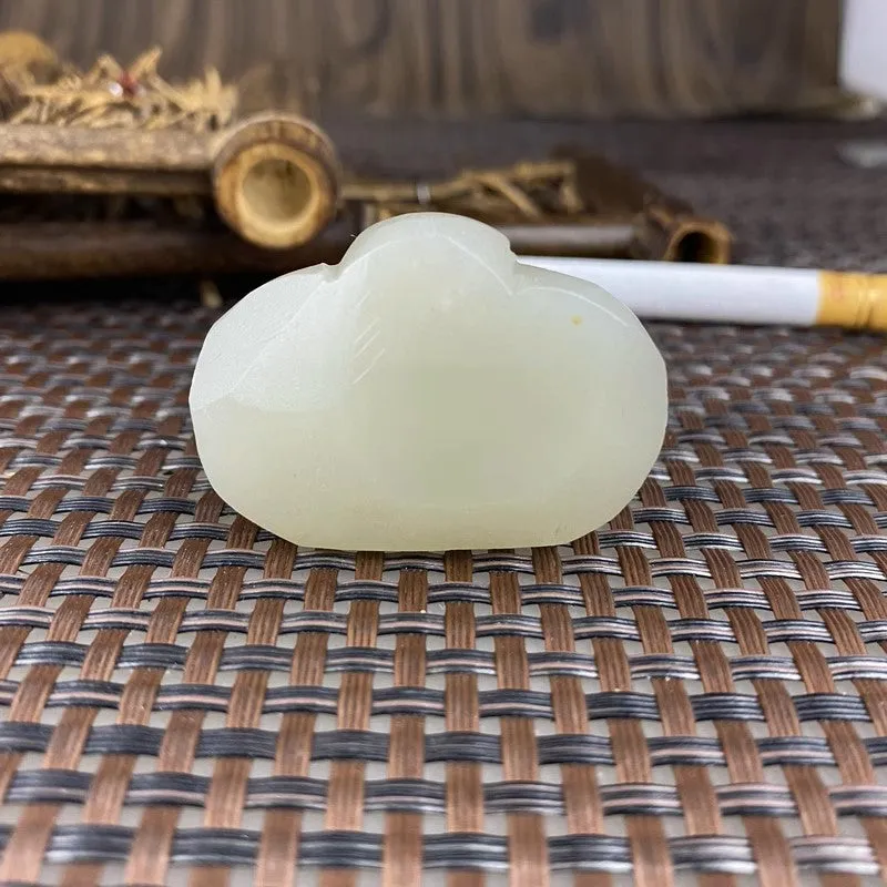 Natural Kunlun Jade Rough Nephrite Raw (32g,4.1X3.0X1.5cm)