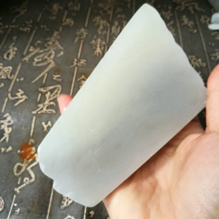 Natural Kunlun Jade Rough Nephrite Raw (357g, 9.5X5.5X3.5cm)